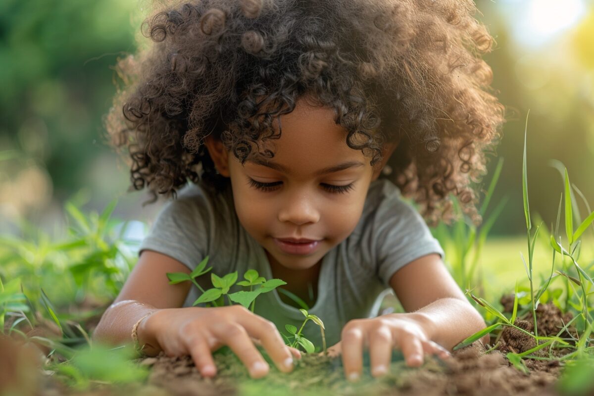 L'importance du contact avec la terre pour le bien-être psychique des enfants